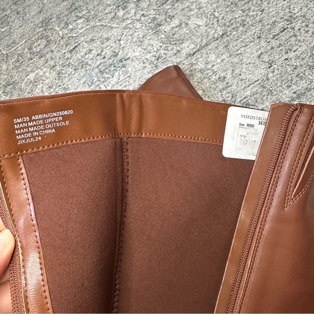 🆕 BCBGENERATION Abbin Point Toe Knee Boots Size 5 - Picture 3 of 7